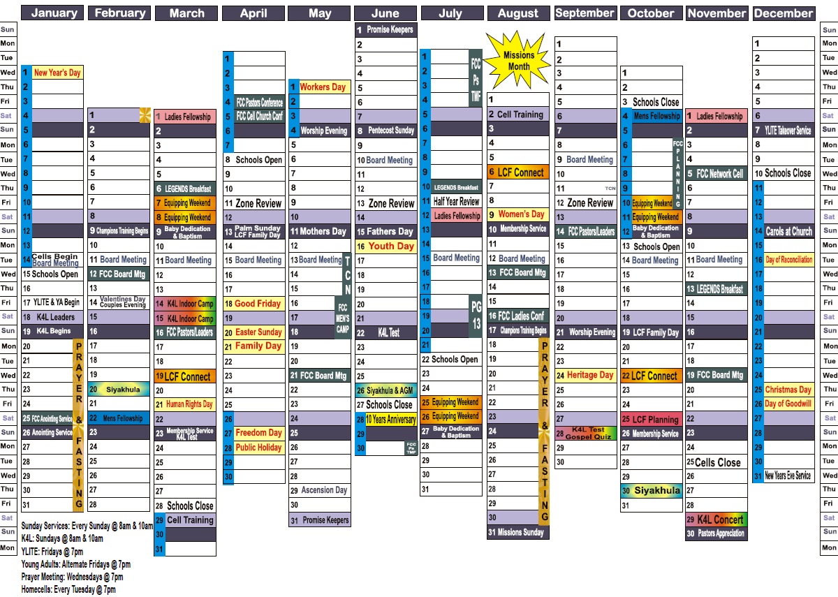 LCF 2025 Calendar 2